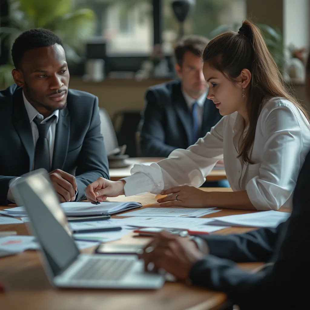 L'équipe Elite Business Academy lors d'une conférence